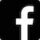 Black Facebook icon