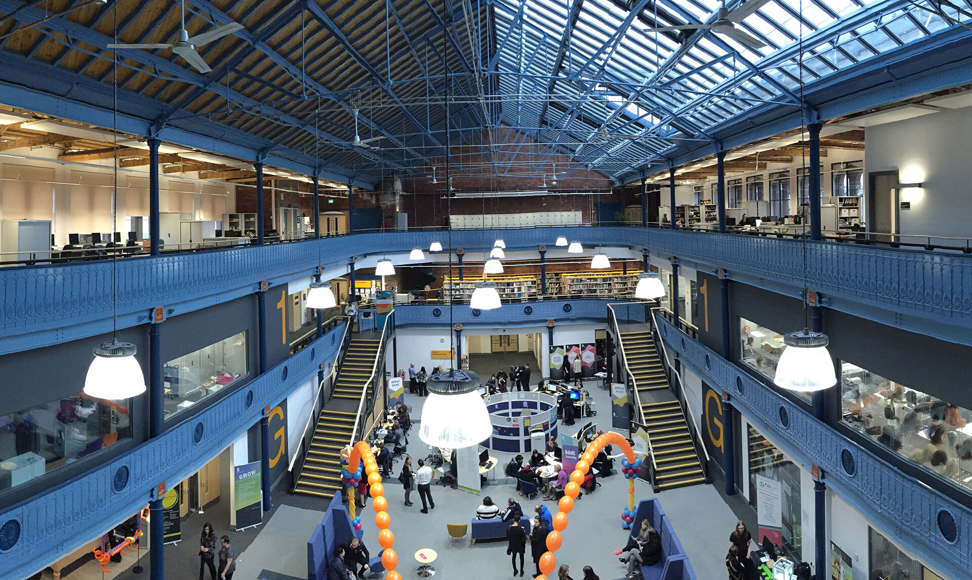 Events running at the Printworks campus hall