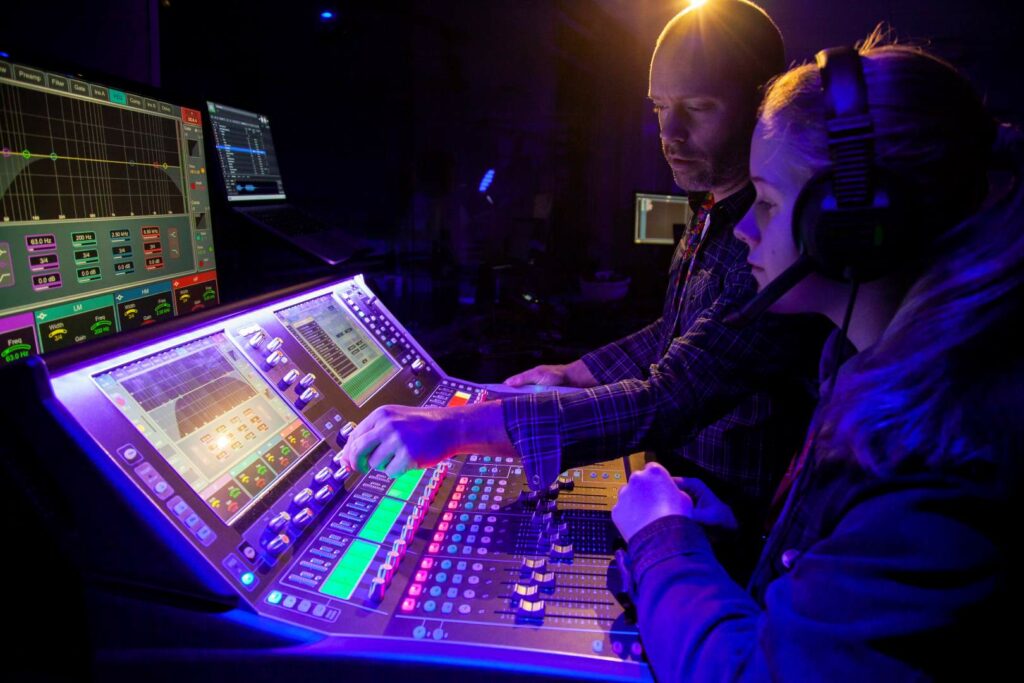 LCC Creative Arts Music Production mixing engineers