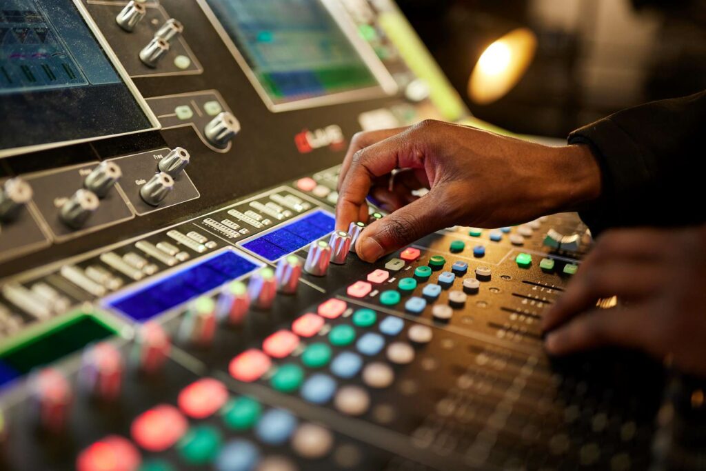 Creative Arts Music Production mixing station