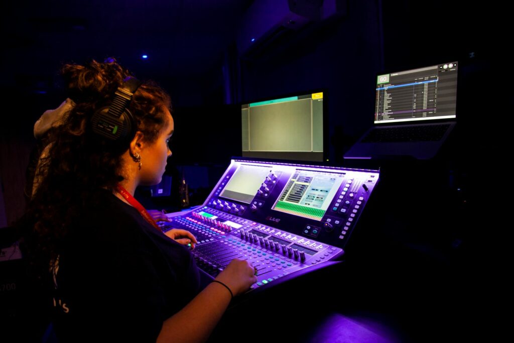 Creative Arts Music Productions mixing live music