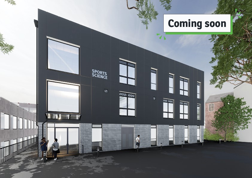 3D render of the new C block being built at Park Lane Campus
